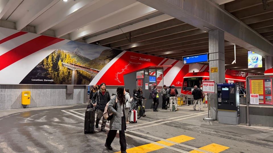 Abschluss der Investition: Welcome Wall Bahnhof Zermatt