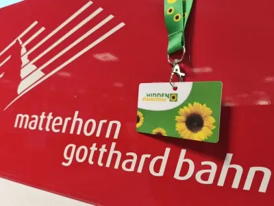 Nachhaltigkeit@BVZ: Sunflower Lanyard für Reisende mit nicht sichtbaren Behinderungen