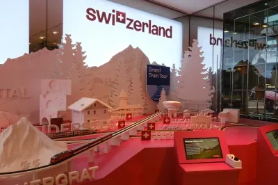 Das House of Switzerland  an der Winterolympiade in Milano